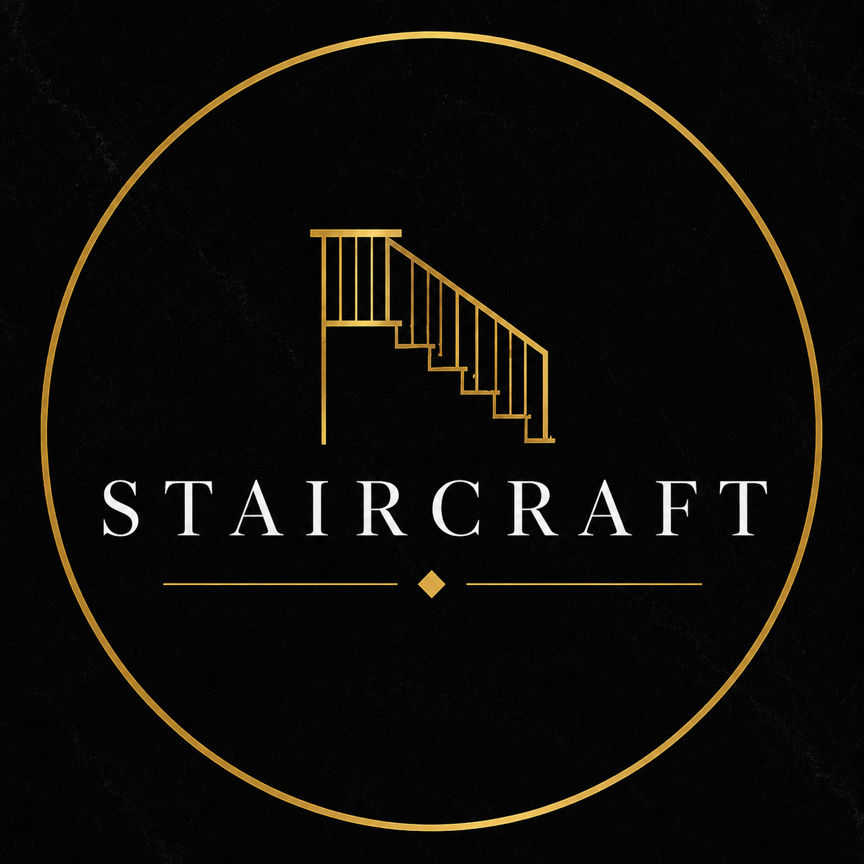 Staircraft gold emblem